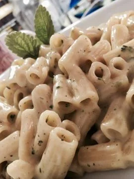 Fresh brocoli pasta Stock Photos