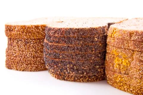 Fresh brown bread Stock Photos