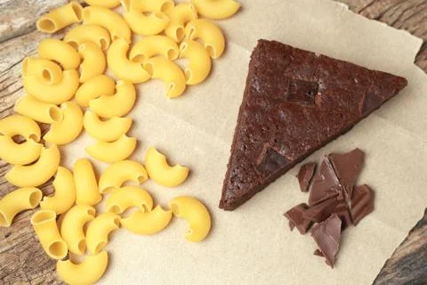 Fresh brownie Stock Photos