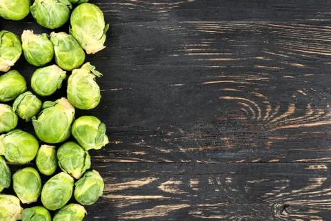 Fresh brussel cabbage Stock Photos