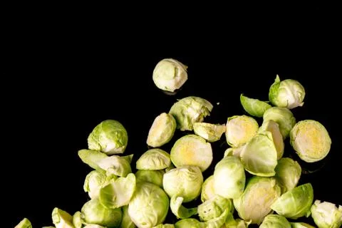 Fresh Brussels Sprouts Stock Photos