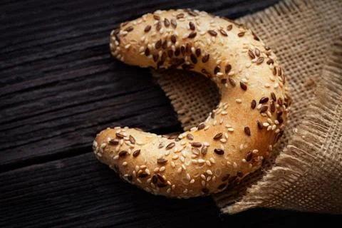 Fresh bun Stock Photos