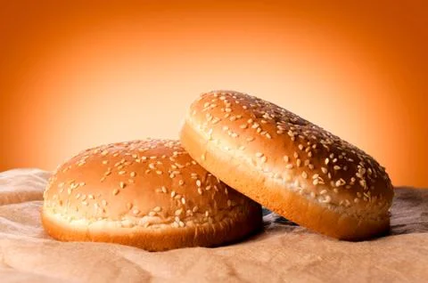 Fresh buns Stock Photos