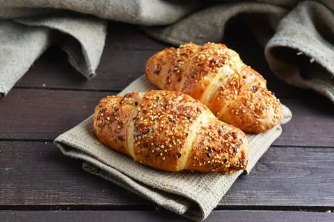 Fresh  buns Stock Photos