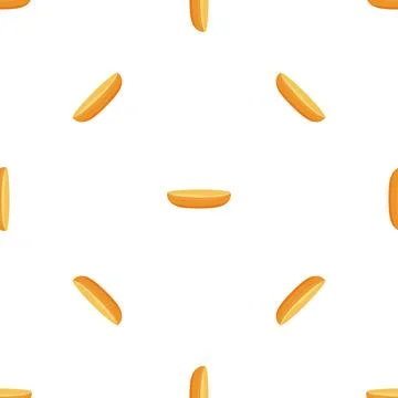 Fresh burger bun pattern seamless vector Stock Illustration
