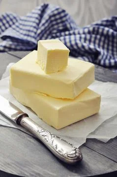 Fresh butter Stock Photos