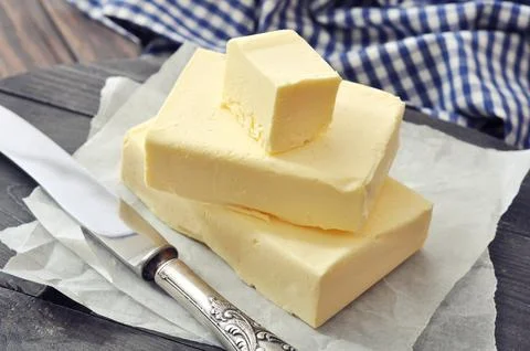 Fresh butter Stock Photos