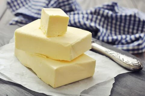 Fresh butter Stock Photos