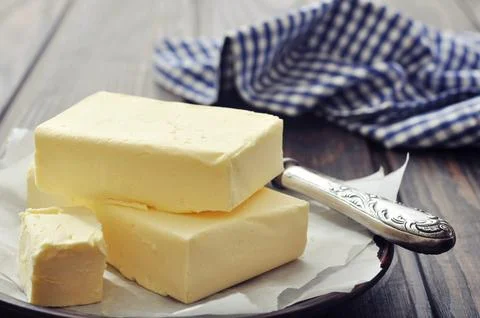 Fresh butter Stock Photos