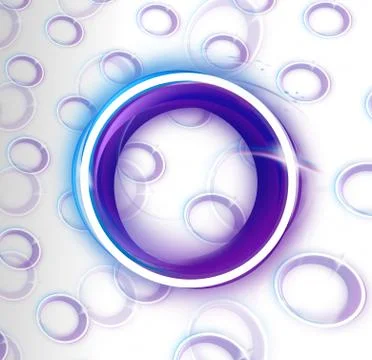 Fresh button design with shining effects Stock Illustration