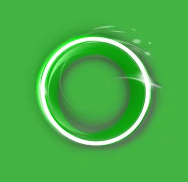 Fresh button design with shining effects Stock Illustration