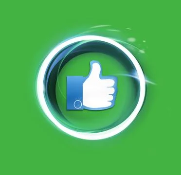 Fresh button design with shining effects Stock Illustration