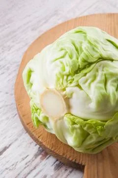 Fresh cabbage. Foto stock