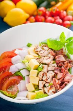 Fresh caesar salad Stock Photos