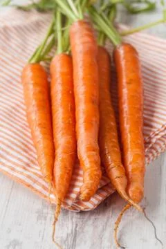 Fresh carrots Stock Photos