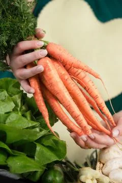 Fresh carrots Stock Photos