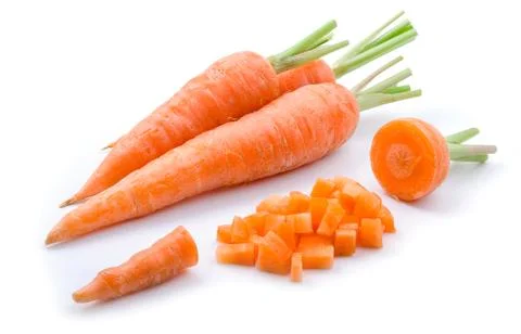 Fresh carrots Foto stock