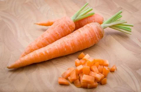 Fresh carrots Foto stock