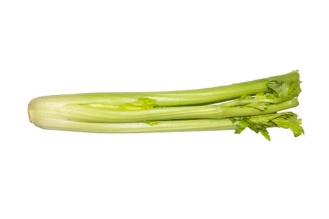 Fresh celery on a white background. Stock Photos