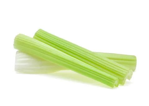 Fresh celery on white background Foto stock