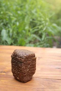 Fresh, cereal bread Stock Photos