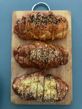 Fresh challah bread Stock Photos