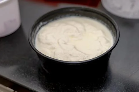 Fresh Cheese Making Stock Photos