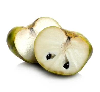 Fresh cherimoya fruit Stock Photos