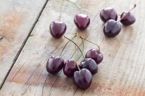 Fresh cherries Stock Photos