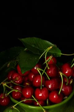 Fresh Cherries Stock Photos