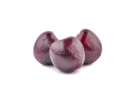 Fresh cherry an isolated on white background Stock Photos