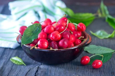 Fresh cherry Stock Photos