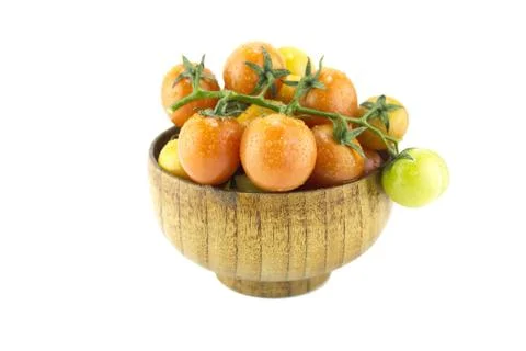 Fresh cherry tomatoes Stock Photos