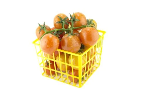 Fresh cherry tomatoes Stock Photos