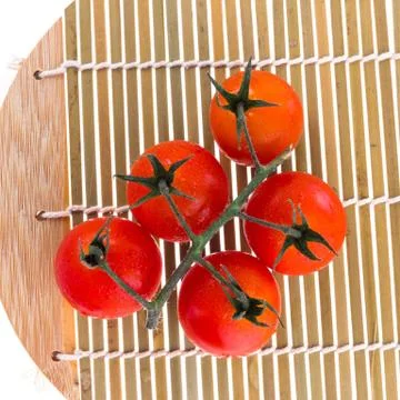 Fresh cherry tomatoes Stock Photos