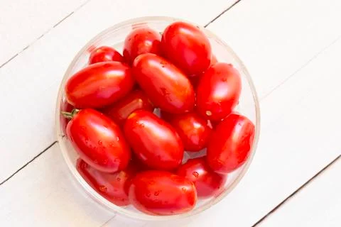 Fresh cherry tomatoes Stock Photos
