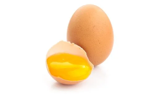 Fresh chicken eggs. Stock Photos