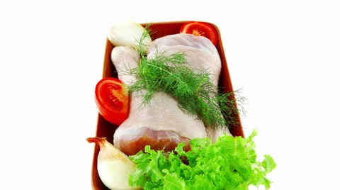 Fresh chicken legs Vídeos de archivo 25179775
