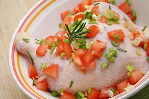 Fresh chicken Foto stock