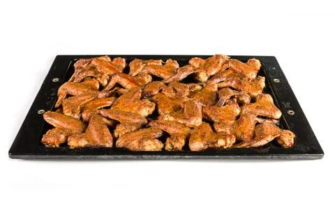 Fresh chicken wings Stock Photos