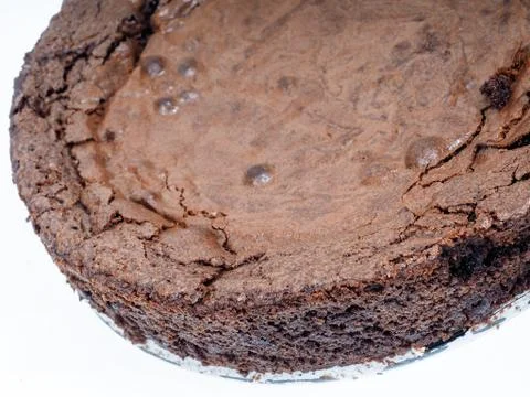 Fresh chocolate cake Stock Photos