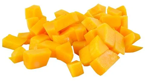 Fresh Chopped Mango Stock Photos