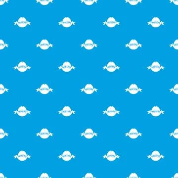 Fresh citrus pattern vector seamless blue Stock Illustration