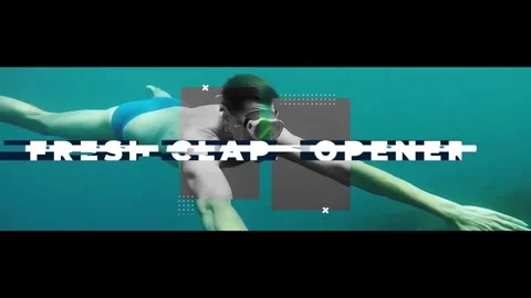 Fresh Claps Opener for After Effects 스톡 After Effects