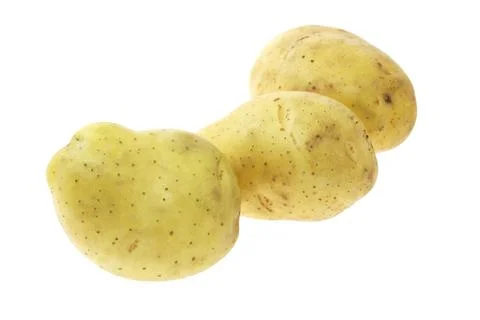 Fresh clean potatoes Stock Photos