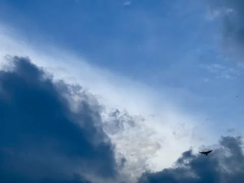 Fresh cloudy sky Stock Photos