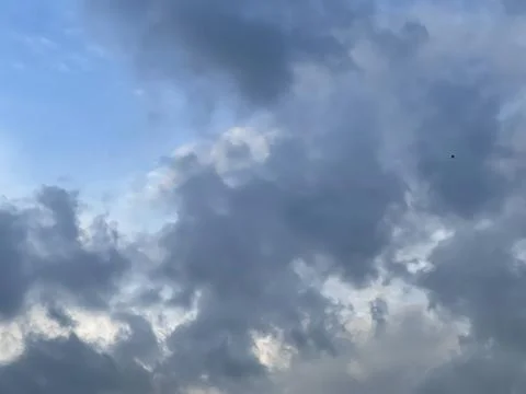 Fresh cloudy sky Stock Photos