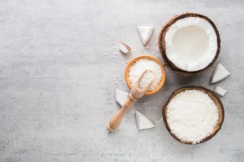 Fresh coconut fruit Stock Photos