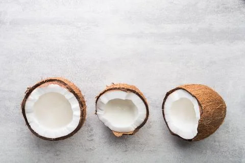 Fresh coconut fruit Stock Photos