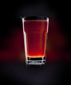 Fresh coctail on the black background Fotos de archivo